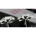 Серьги star love flower diamond stud